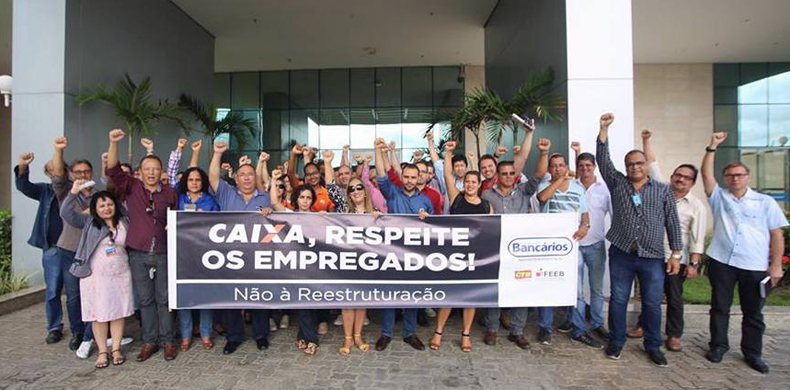 Manifestações marcam dia de luta dos bancários contra o 