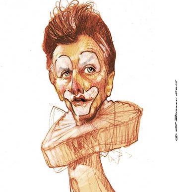 Caricatura de Macri, por Tomás Müller
