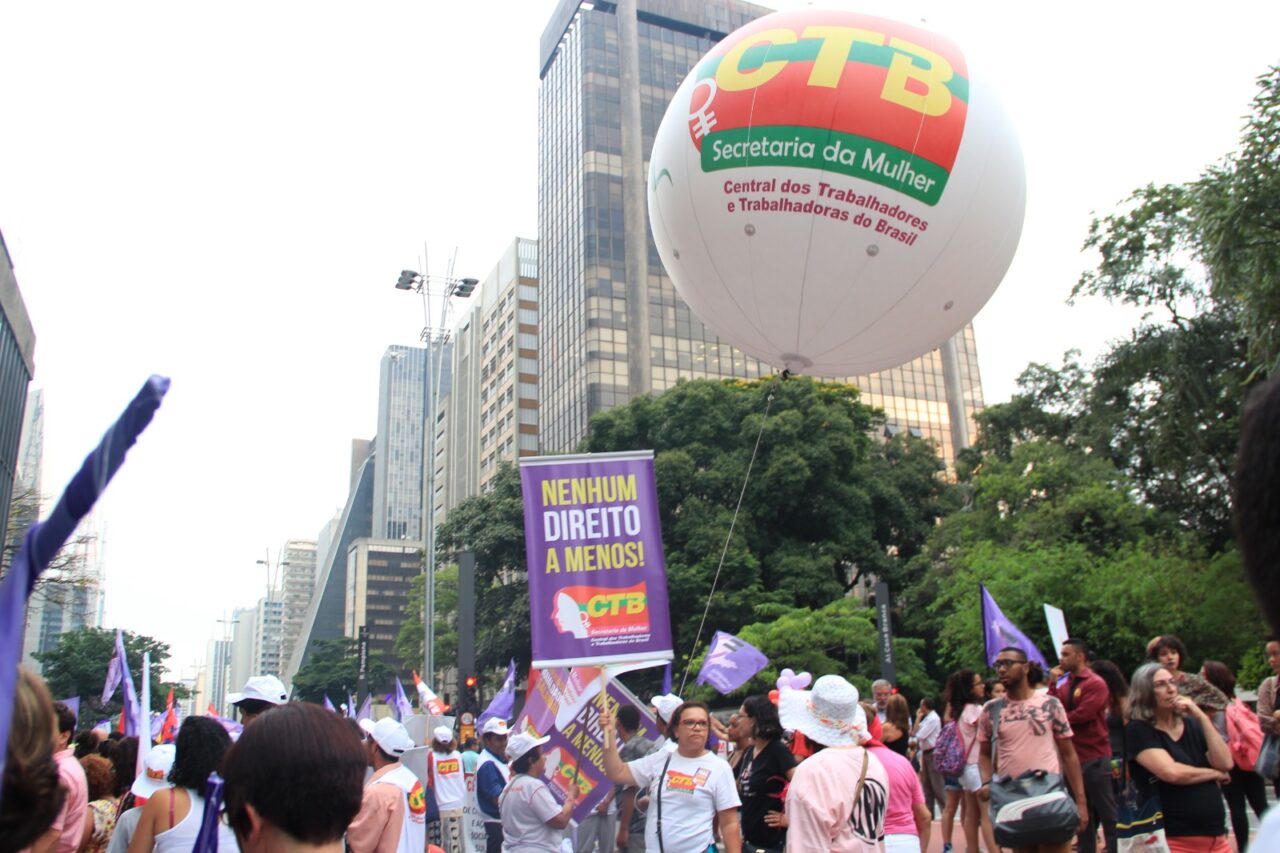 Luta das mulheres da CTB por igualdade e respeito