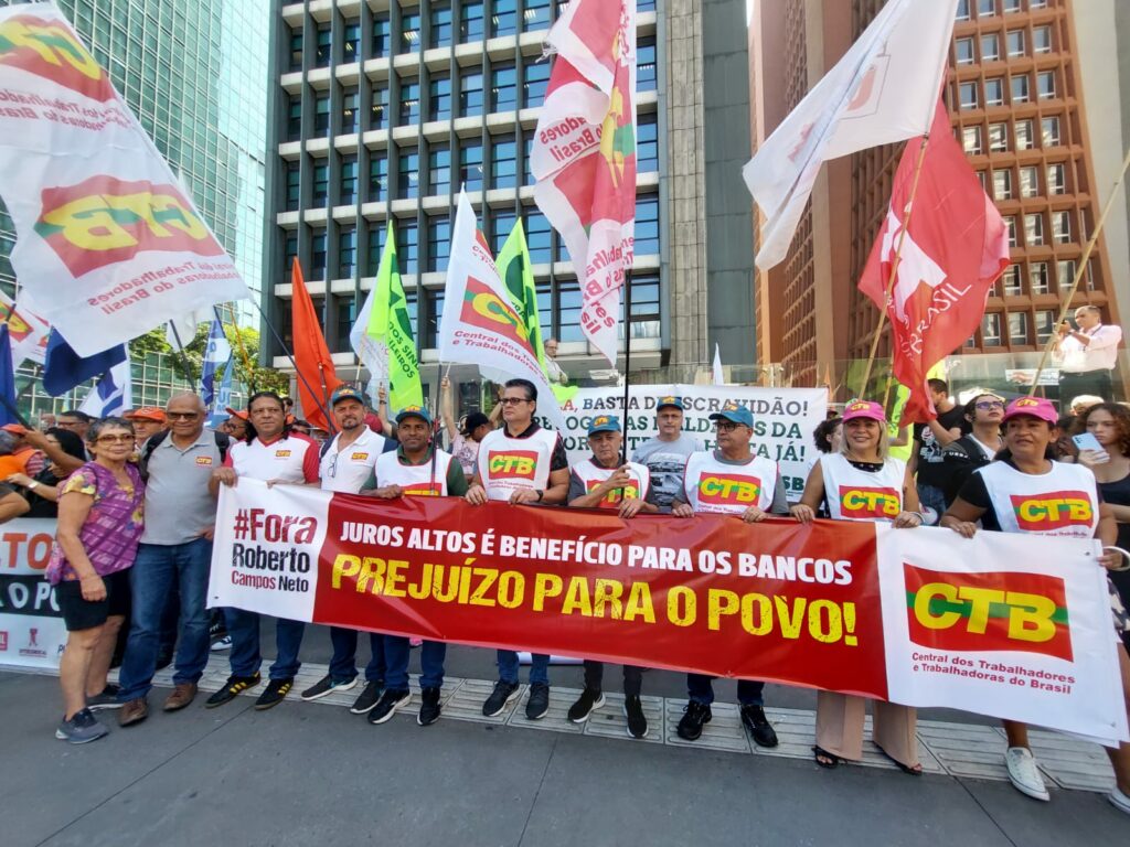 CTB no ato contra juros na Paulista