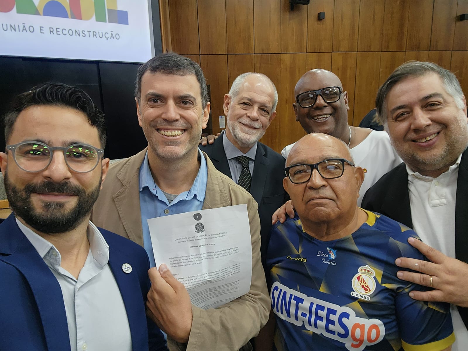 CSPB formaliza acordo de servidores federais