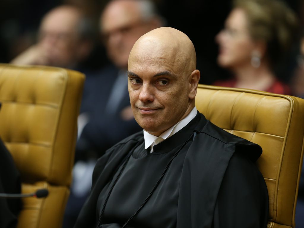 Alexandre de Moraes em sessão no STF