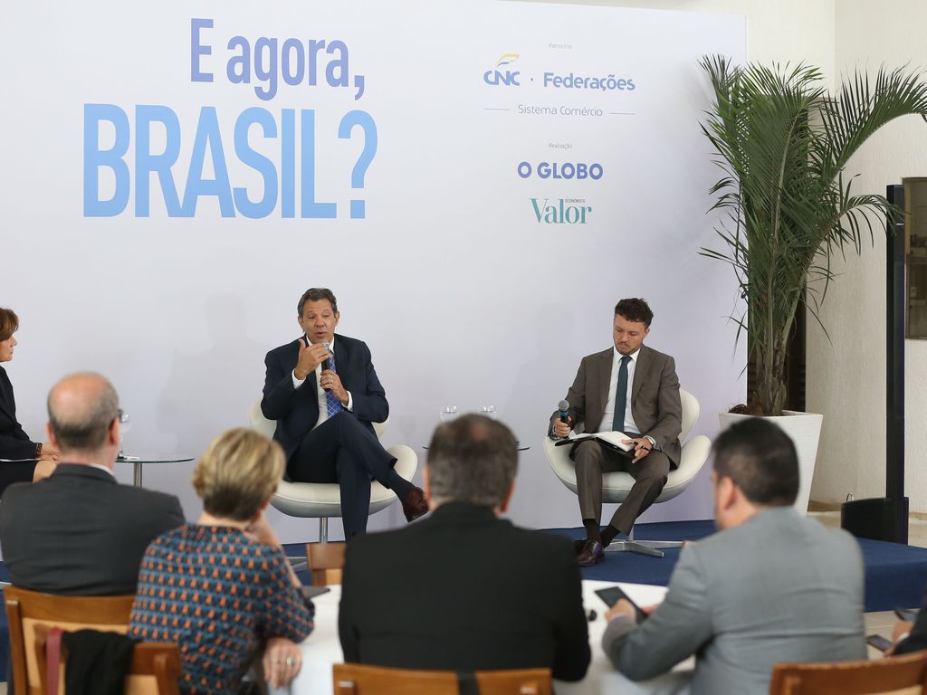 Haddad no evento E Agora Brasil