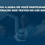 Consulta Pública do G20 Social vai até 31 de outubro. Participe!