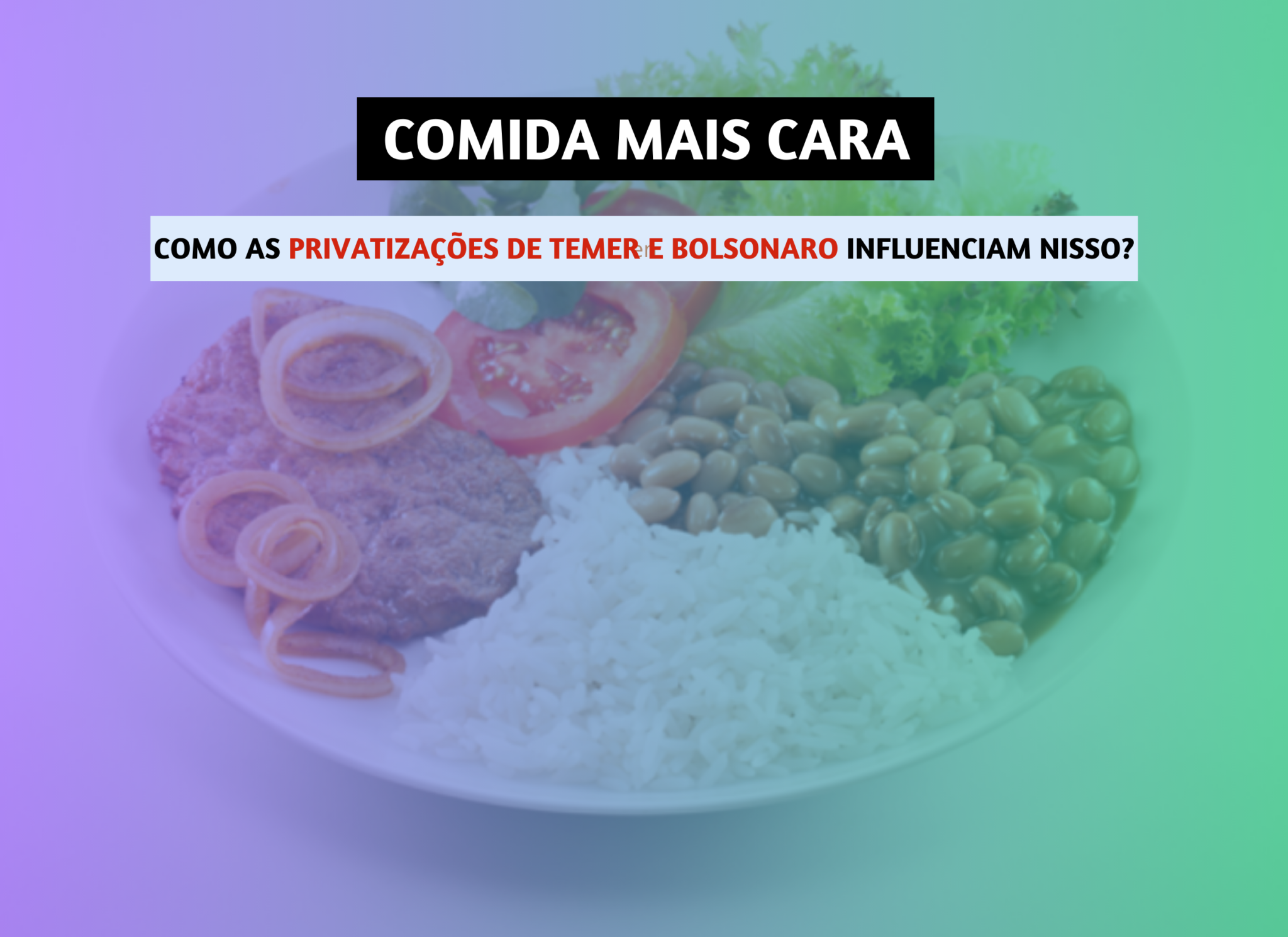 Alta dos alimentos: Por que a comida está tão cara?